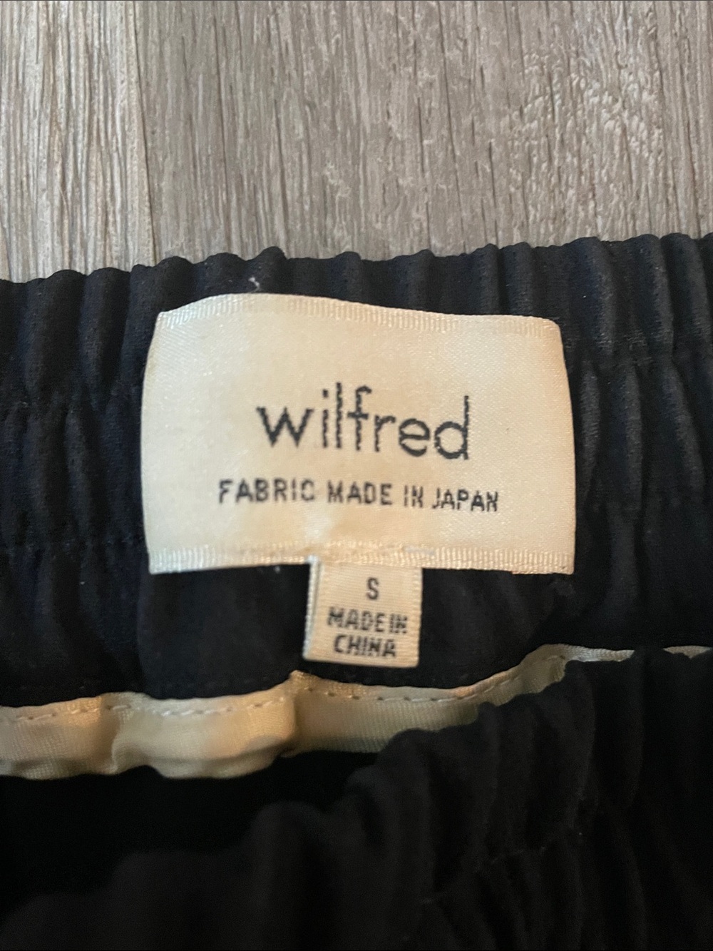 Wilfred Black Elastic Waist Pants - Picture 2 of 4